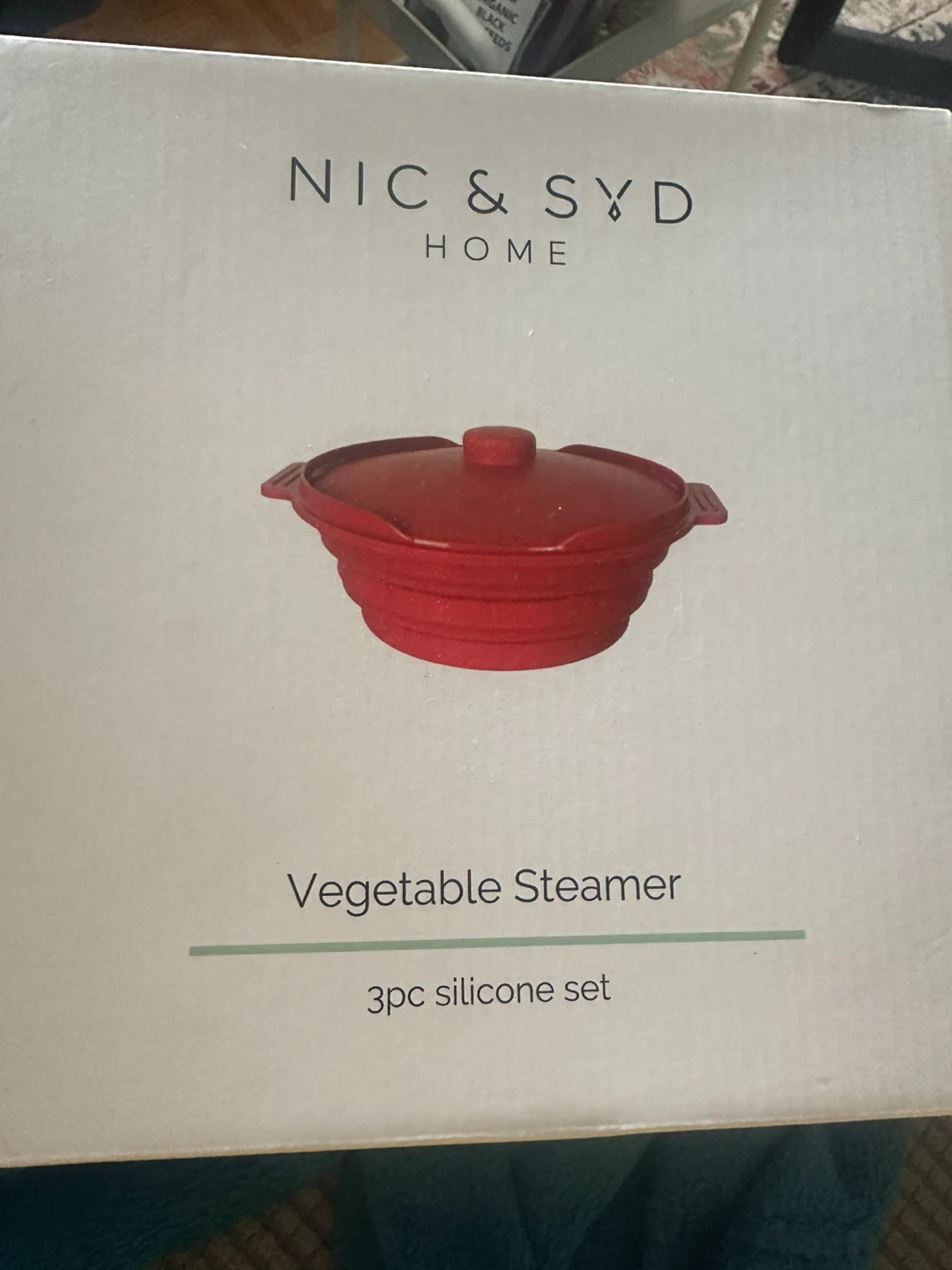 Nic & Syd Home 3pc Silicone Vegetable Steamer Set