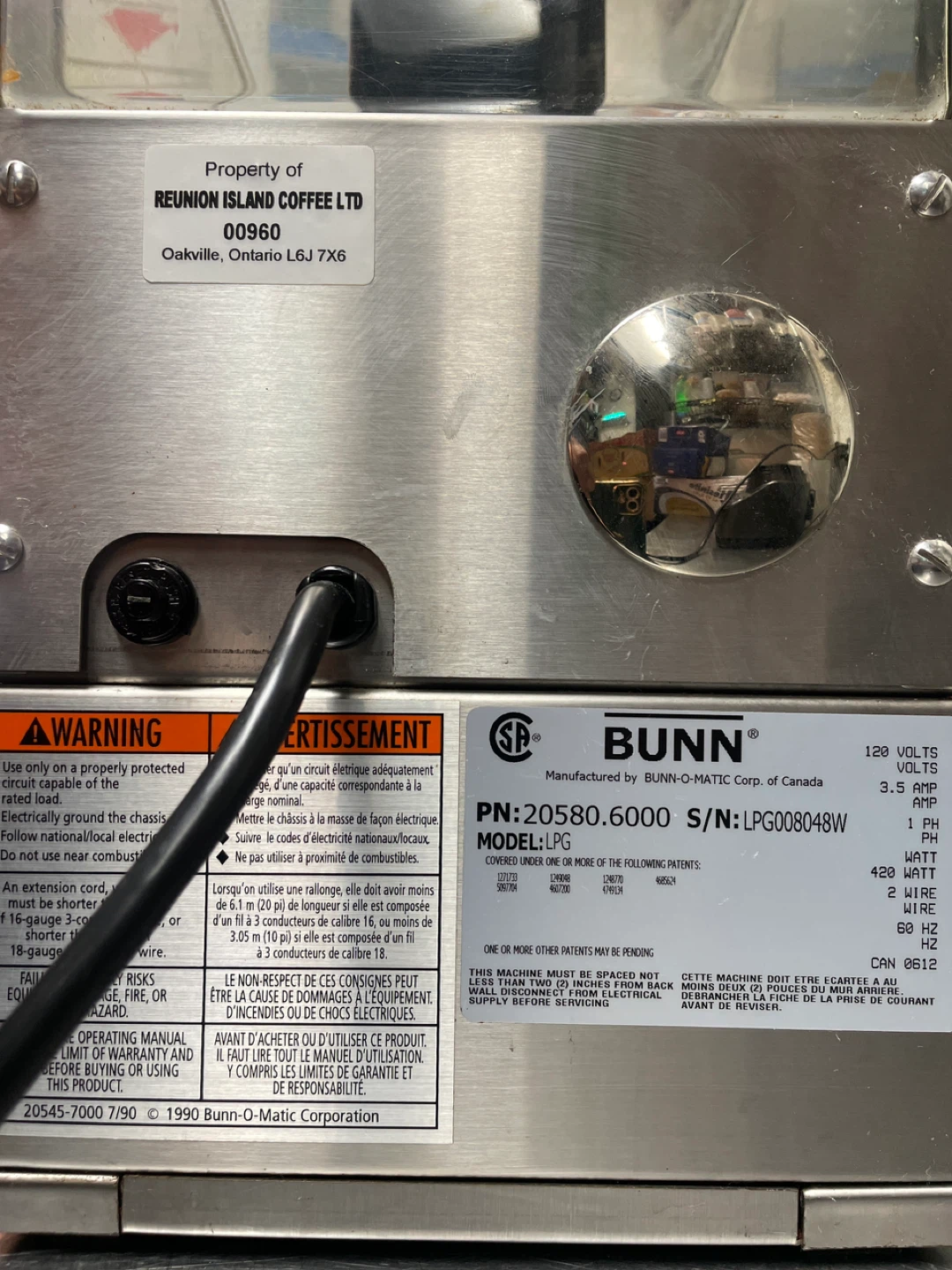 BUNN LPG Series Coffee Grinder - photo 2