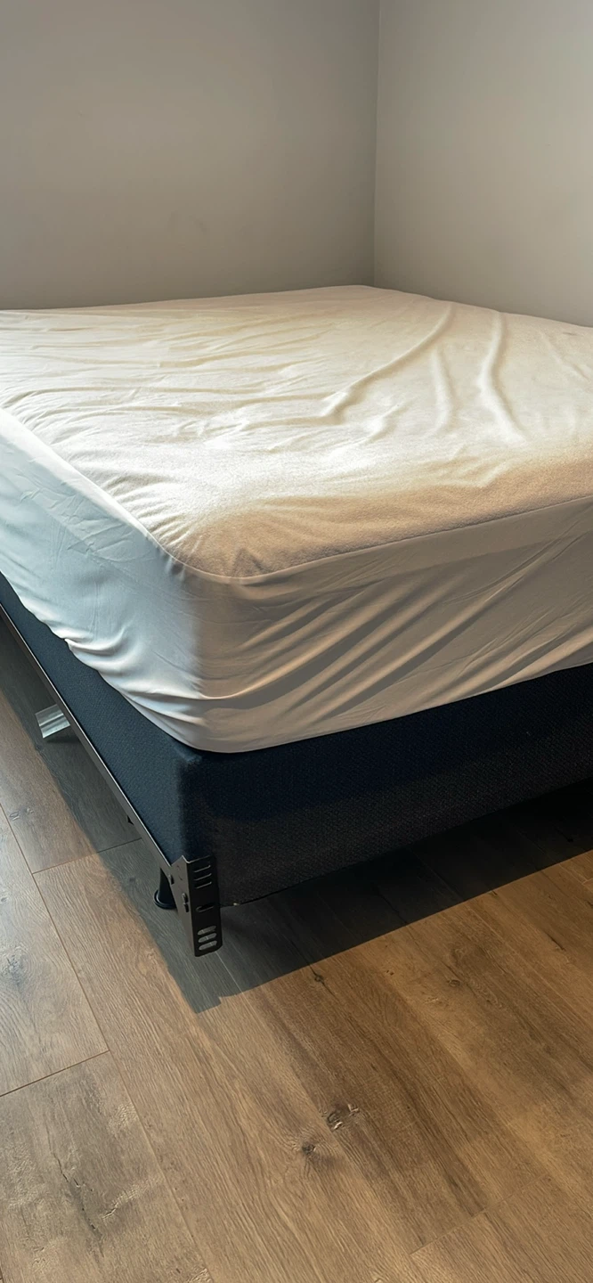 Queen Box Spring & Mattress Set – Clean, Good Condition - photo 4