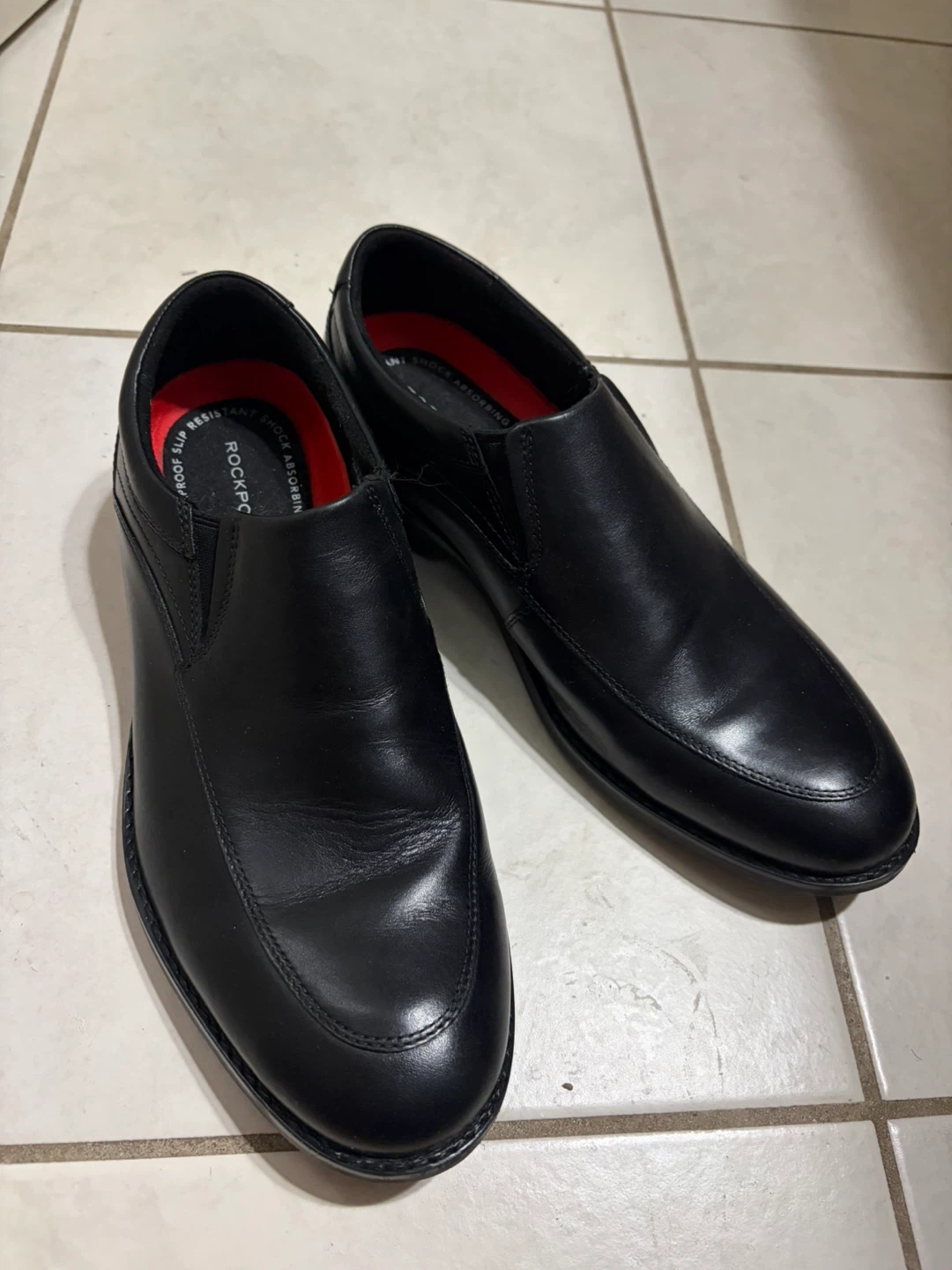 Men’s Black Slip-On Shoes(US8.5)