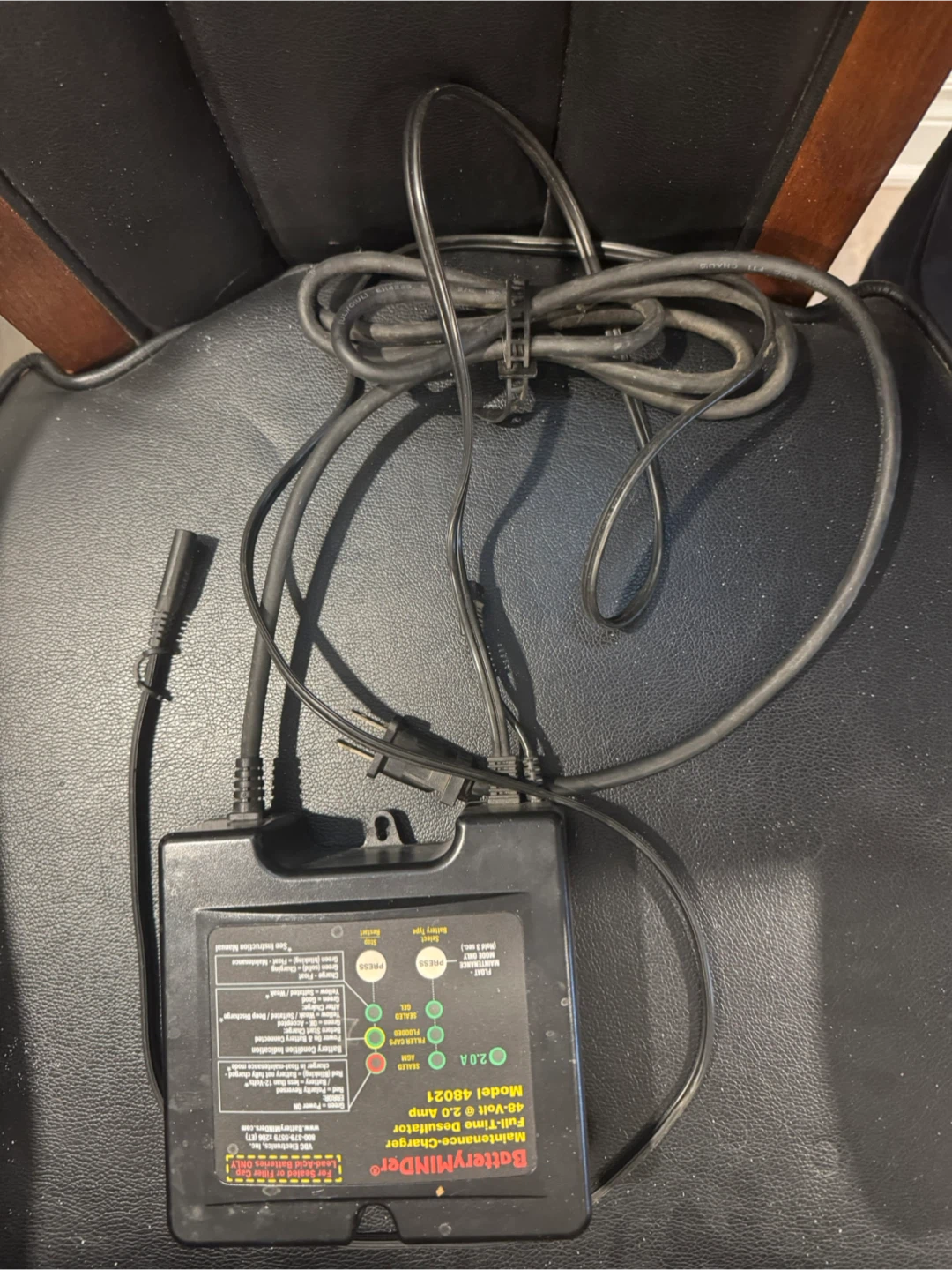 BatteryMINDer 48-Volt 2.0 Amp Maintenance Charger Model 48021