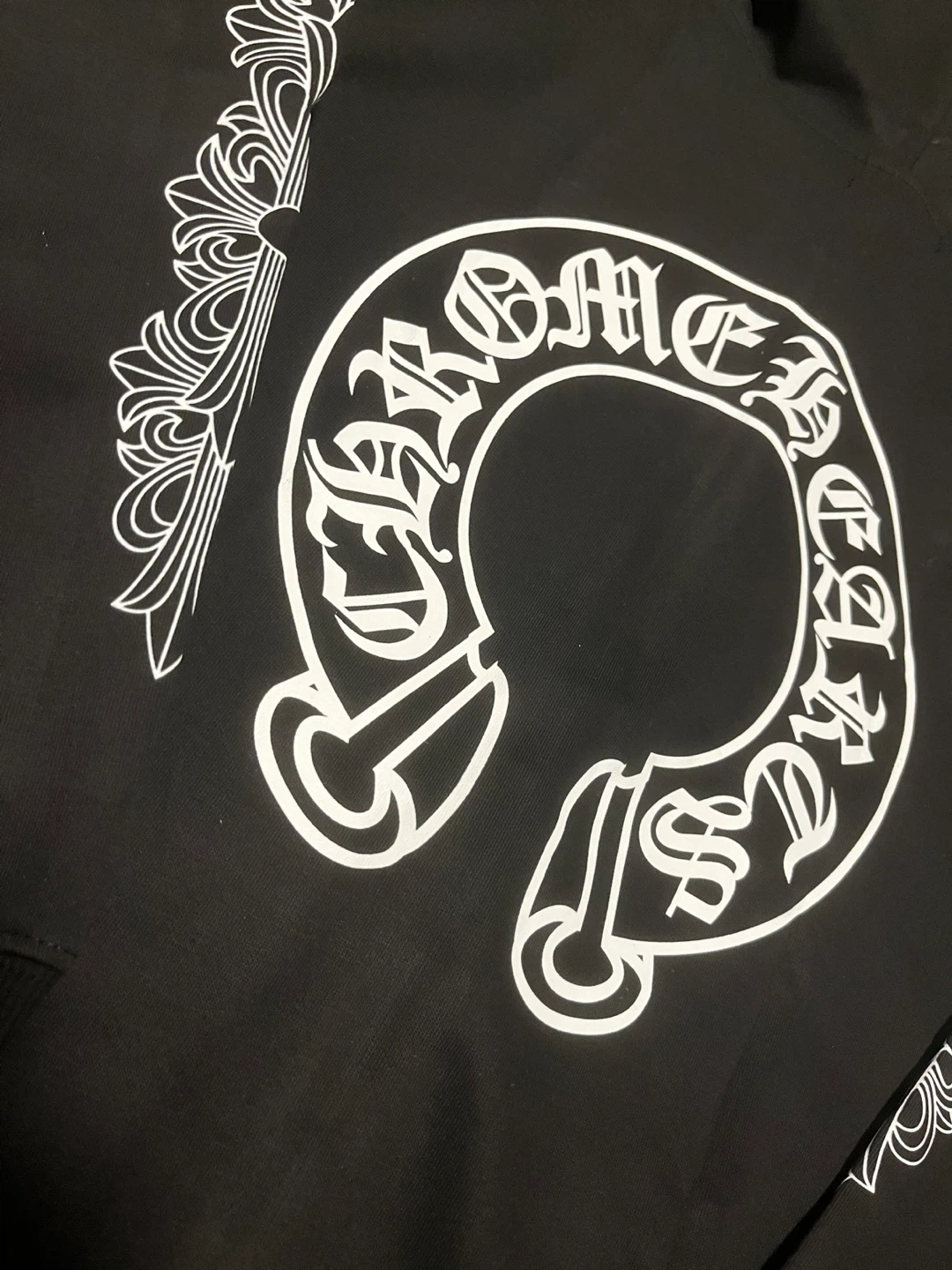 Chrome Hearts Black Zip Up Hoodie - Size M - photo 3