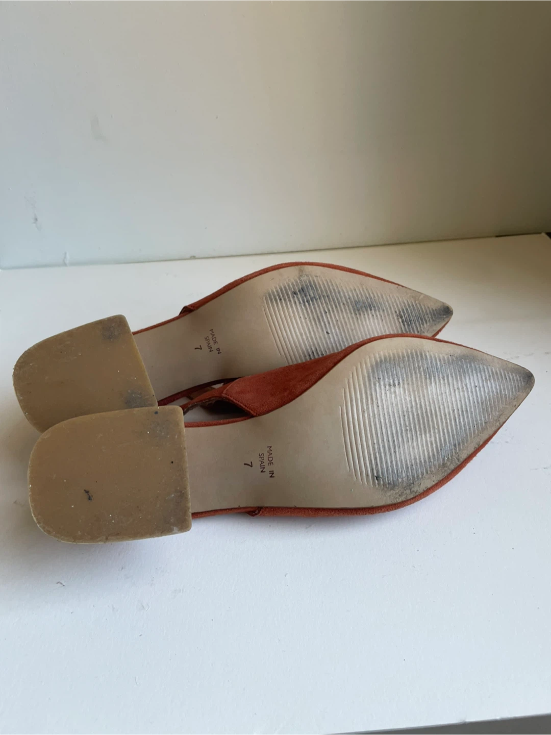 International Concepts Suede Slingback Heels Size 7 - photo 5