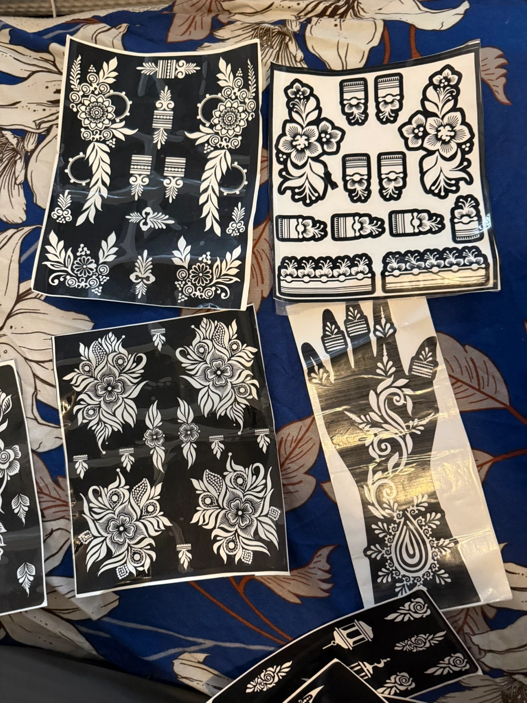 Henna Tattoo Stencils
