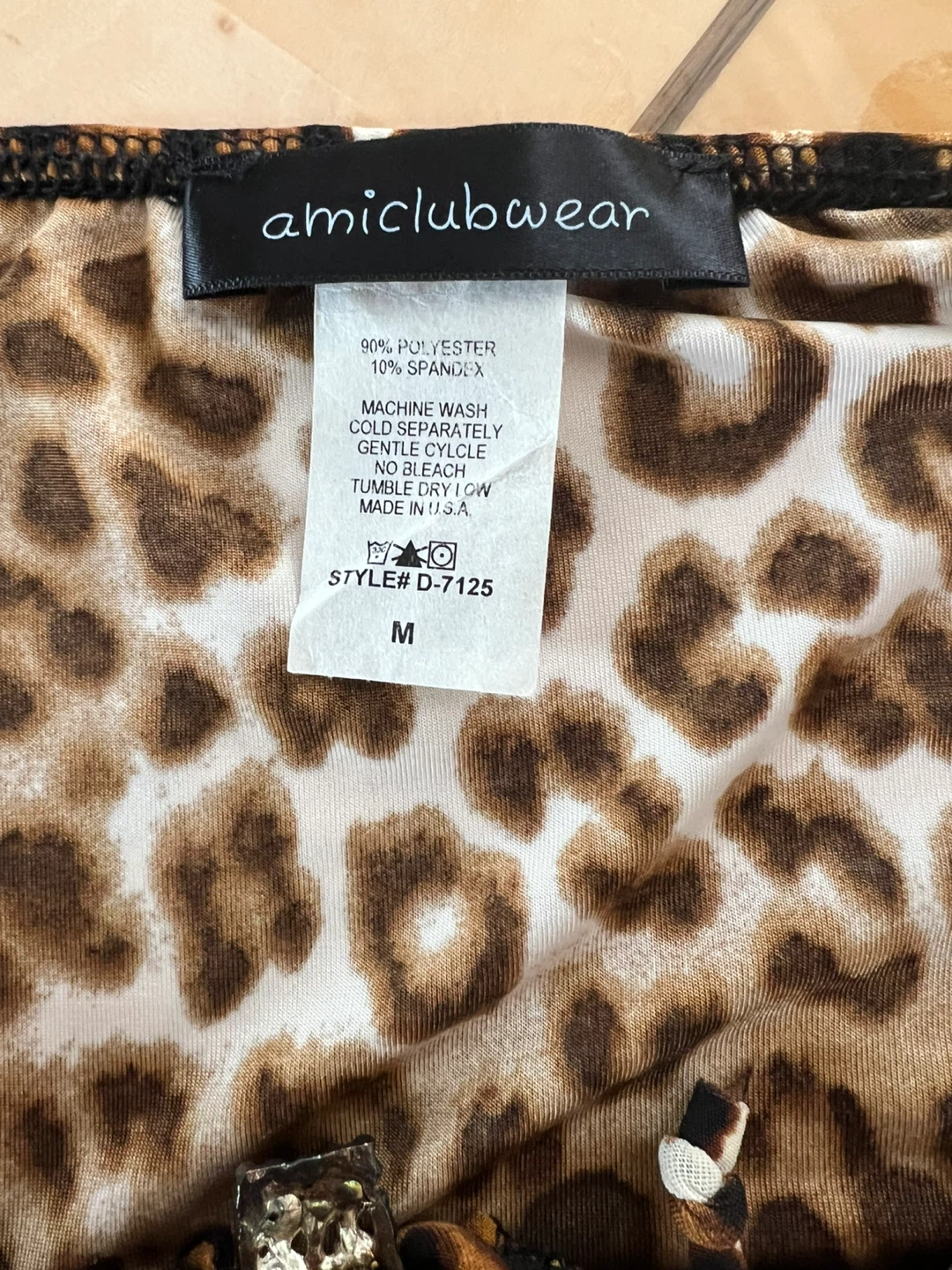 Amiclubwear Leopard Print Halter Dress - photo 4