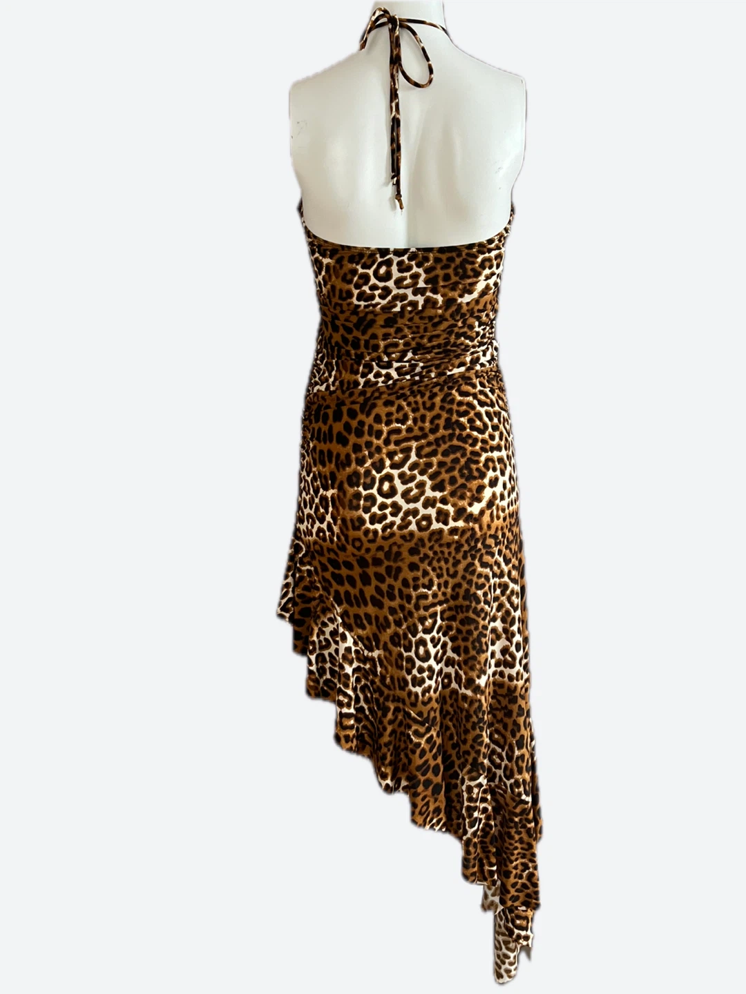 Amiclubwear Leopard Print Halter Dress - photo 3