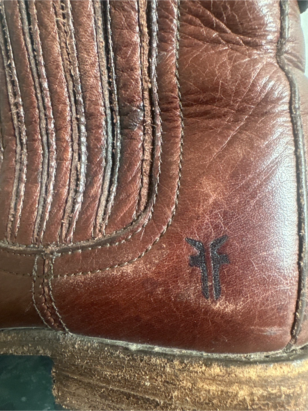FRYE Brown Leather Chelsea Boots - Size 8 - photo 3