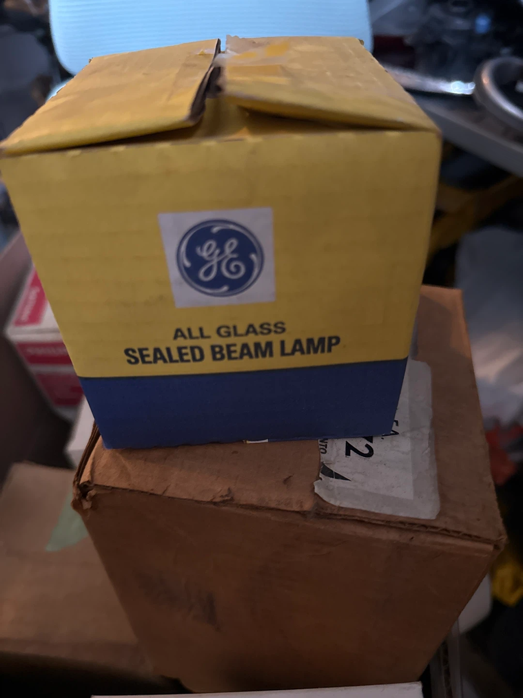 GE All Glass Sealed Beam Lamp