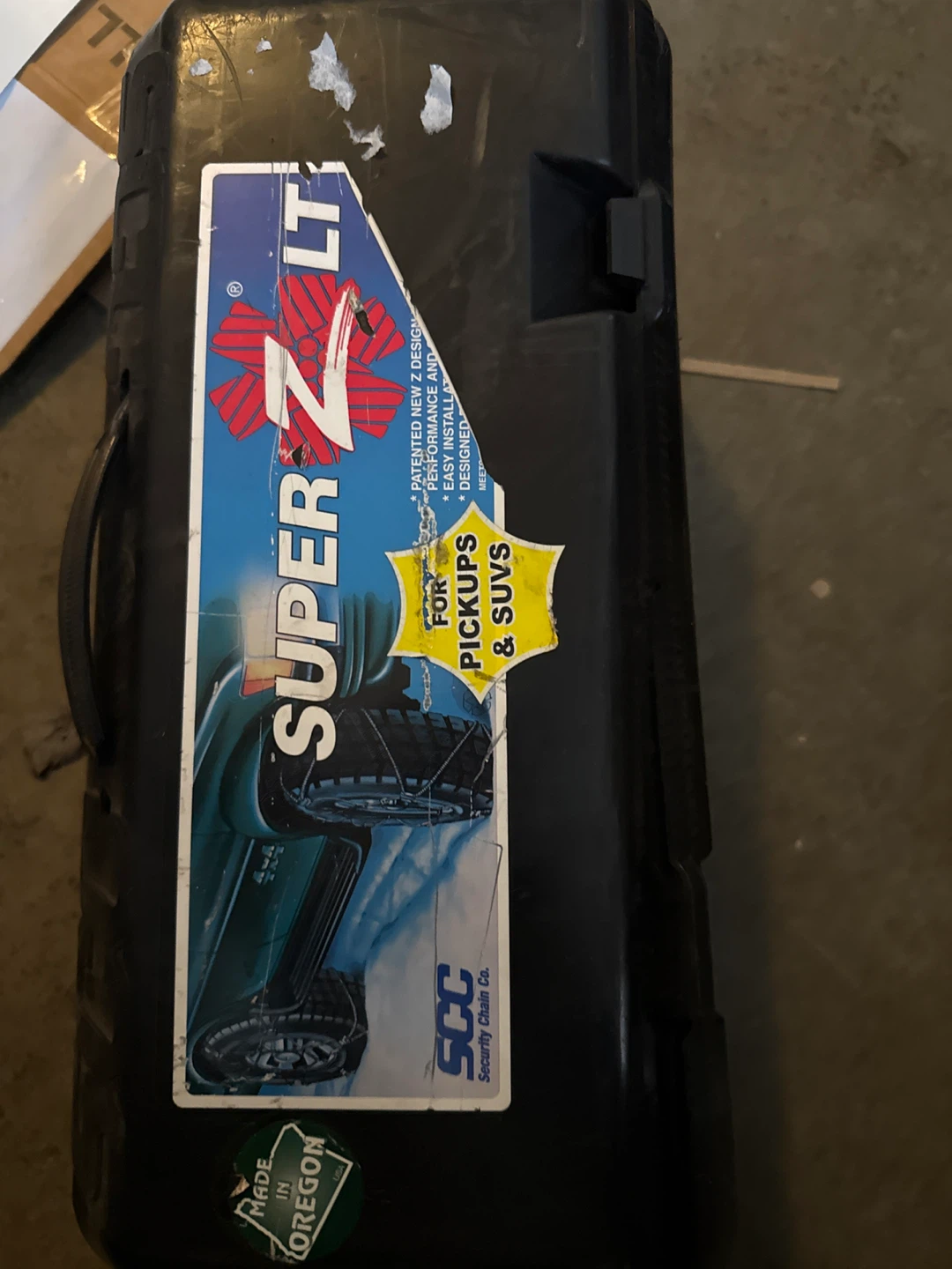 SCC Super Z LT Tire Chains for Pickups & SUVs