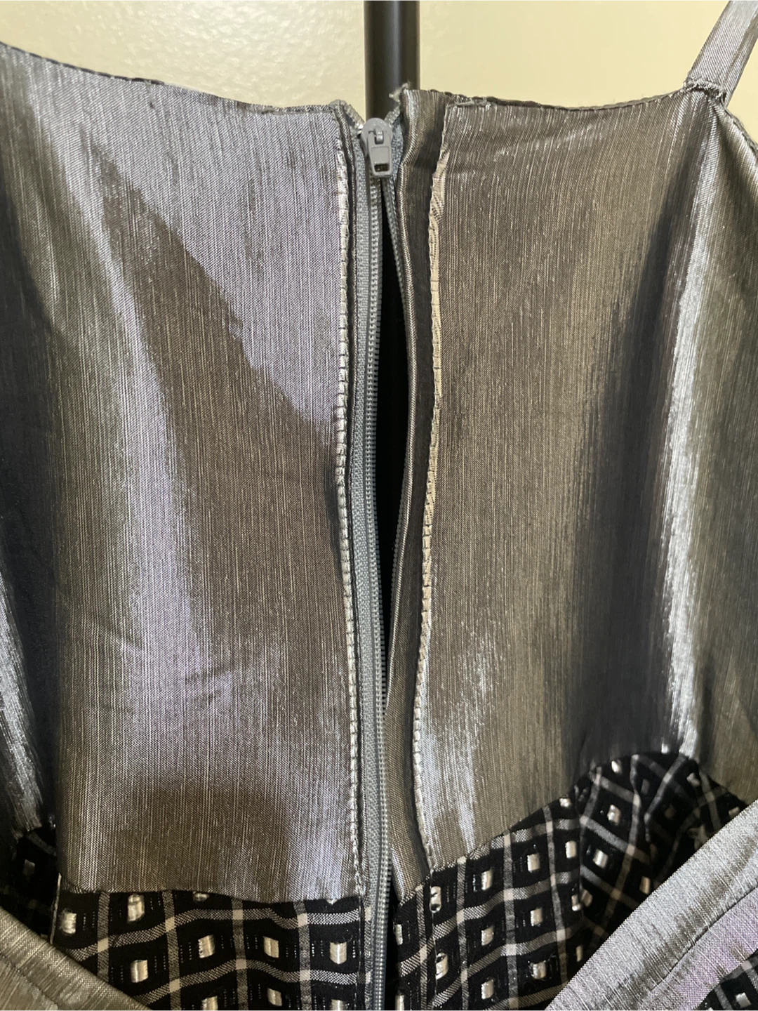 Girls - Black and Silver Patterned Party Dress - photo 5