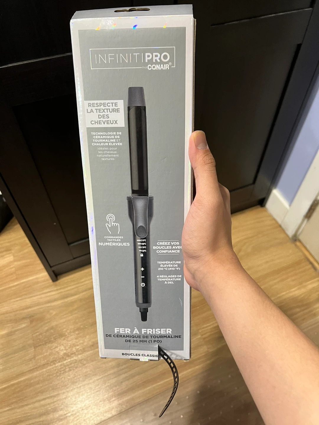 InfinitiPRO by Conair 1 Inch Tourmaline Ceramic Curling Iron - photo 2