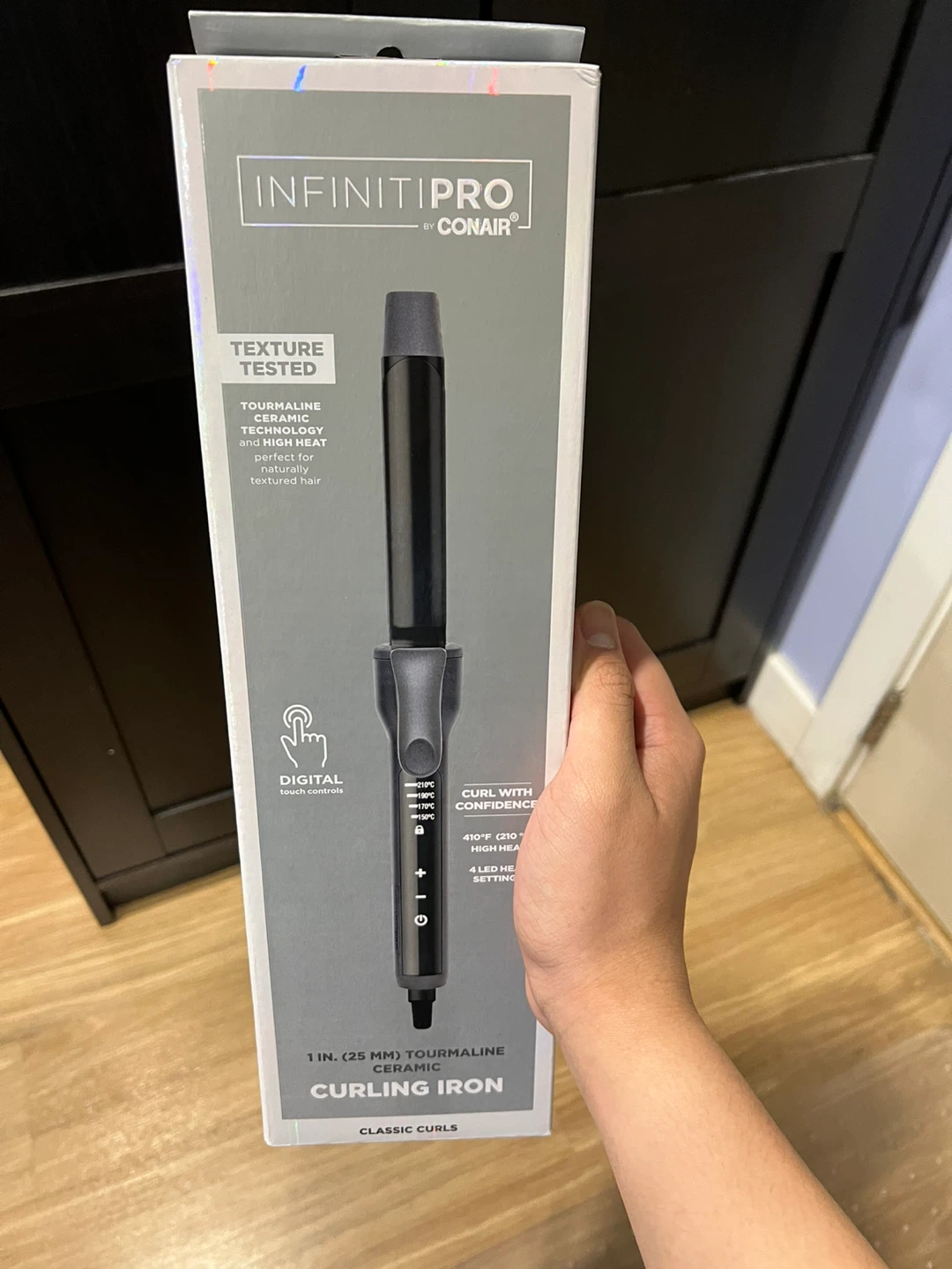 InfinitiPRO by Conair 1 Inch Tourmaline Ceramic Curling Iron