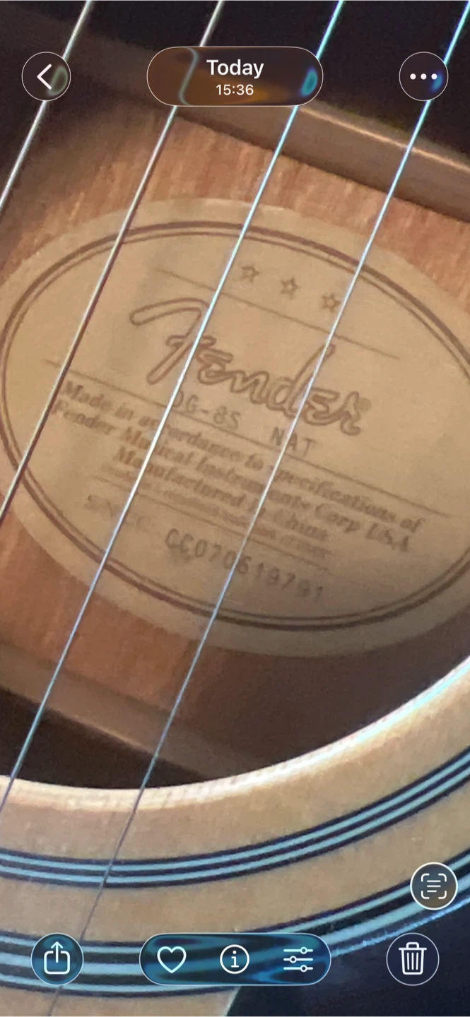 Fender DG-8S NAT Acoustic Guitar - photo 2