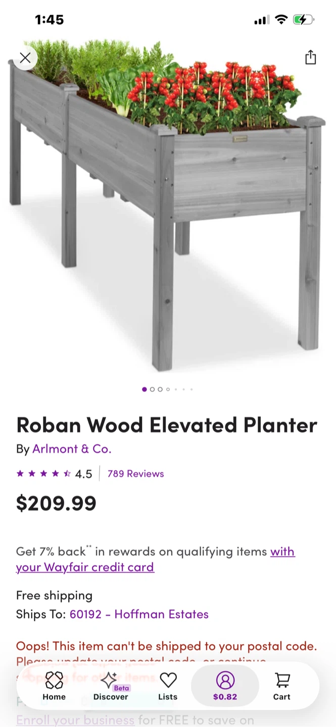 Arlmont & Co. Roban Wood Elevated Planter - photo 2