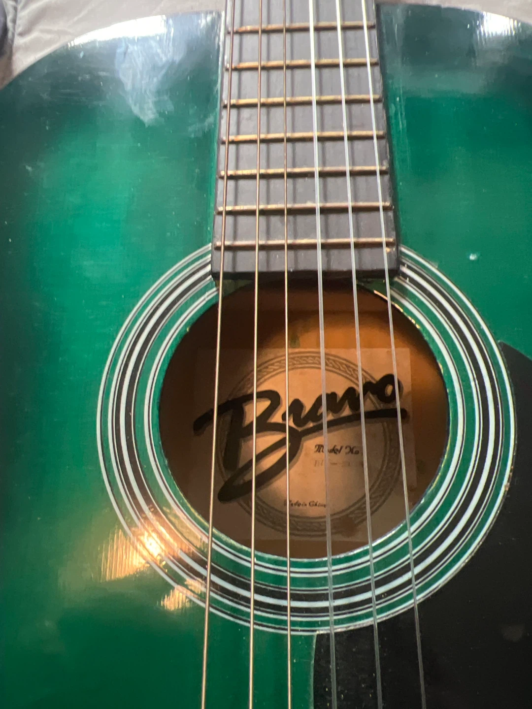 Bravo Acoustic Guitars (Purple & Green) - photo 2