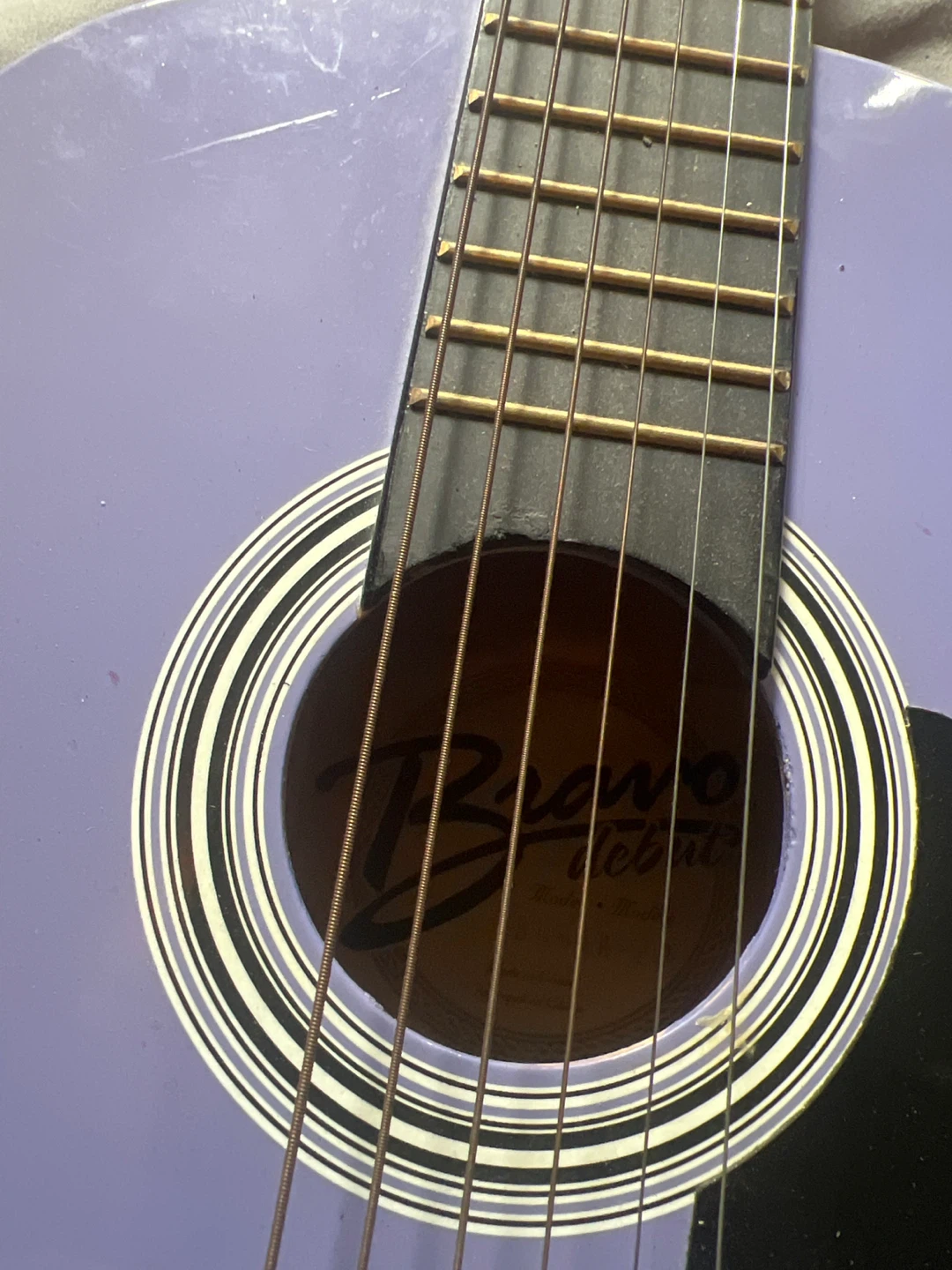 Bravo Acoustic Guitars (Purple & Green) - photo 3