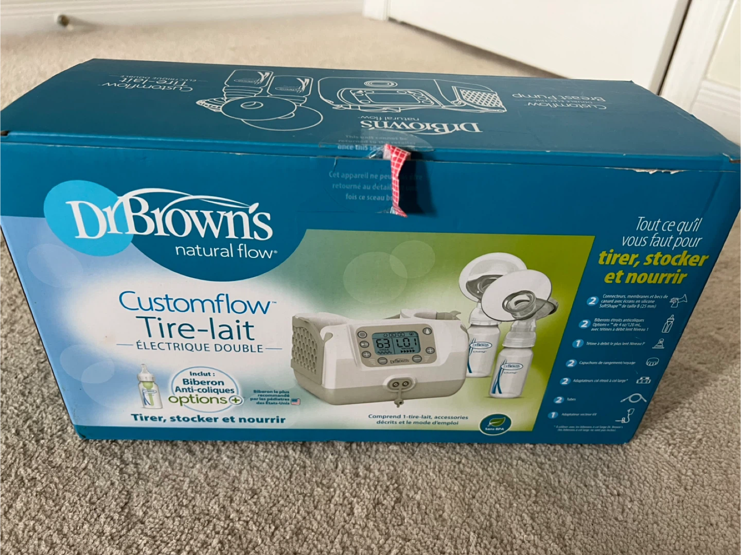 Dr. Brown's Natural Flow CustomFlow Double Electric Breast Pump