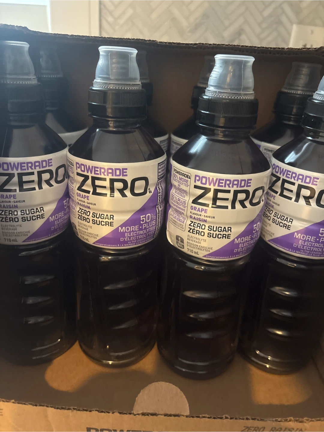 Powerade Zero 6-PACK, Grape Flavour. 710 ML. - photo 2