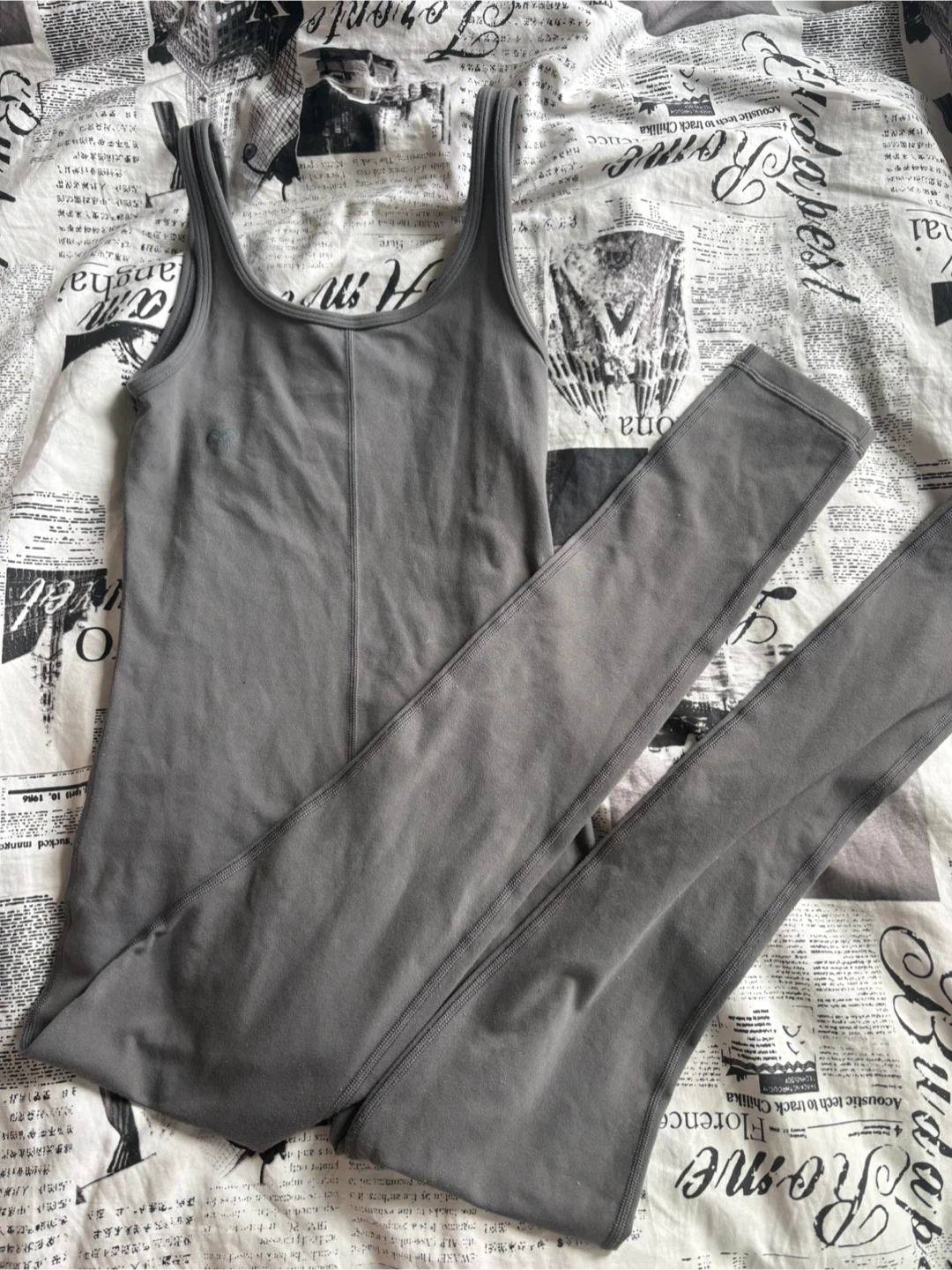 TnAction Grey Yoga Set - 2XS