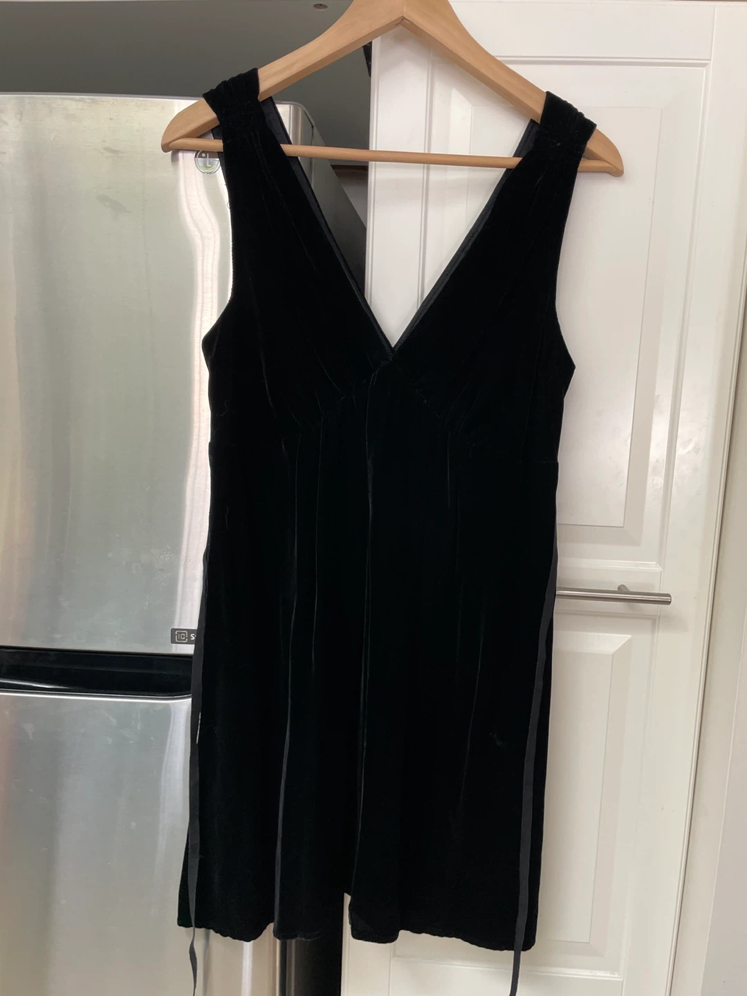 Jacob Black Velvet Mini Dress