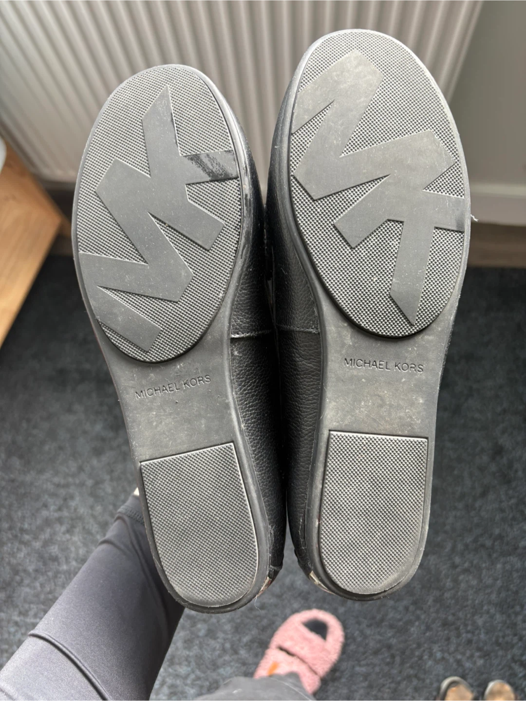 Michael Kors Black Leather Loafers - Women’s Size 9 - photo 4