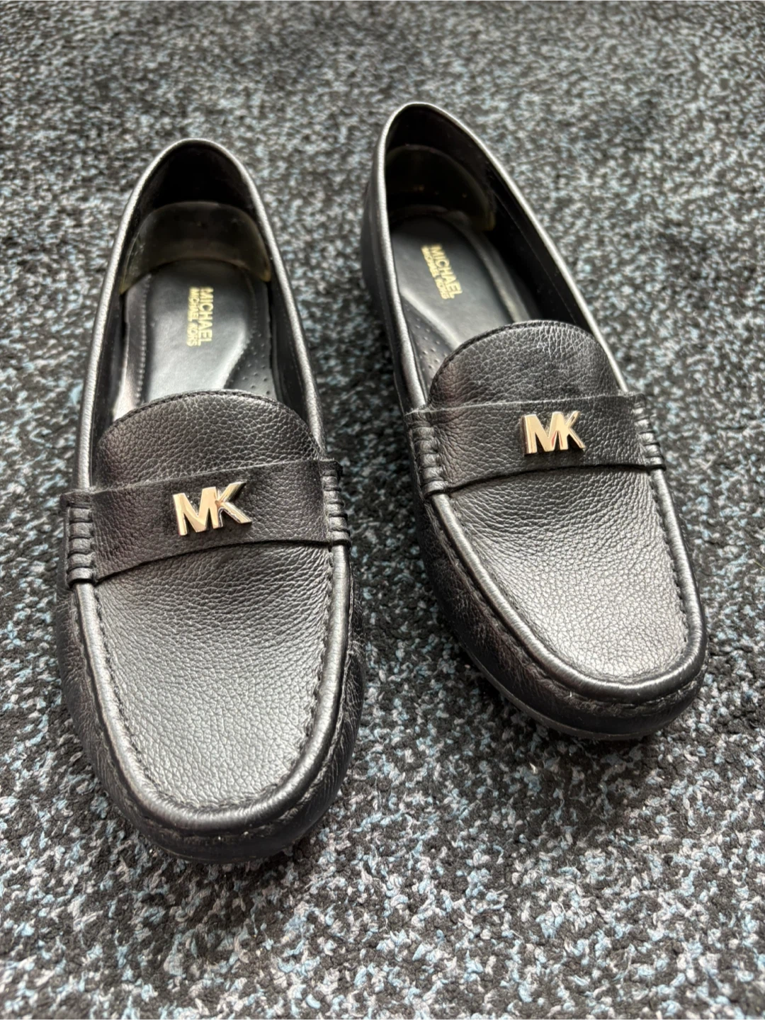 Michael Kors Black Leather Loafers - Women’s Size 9