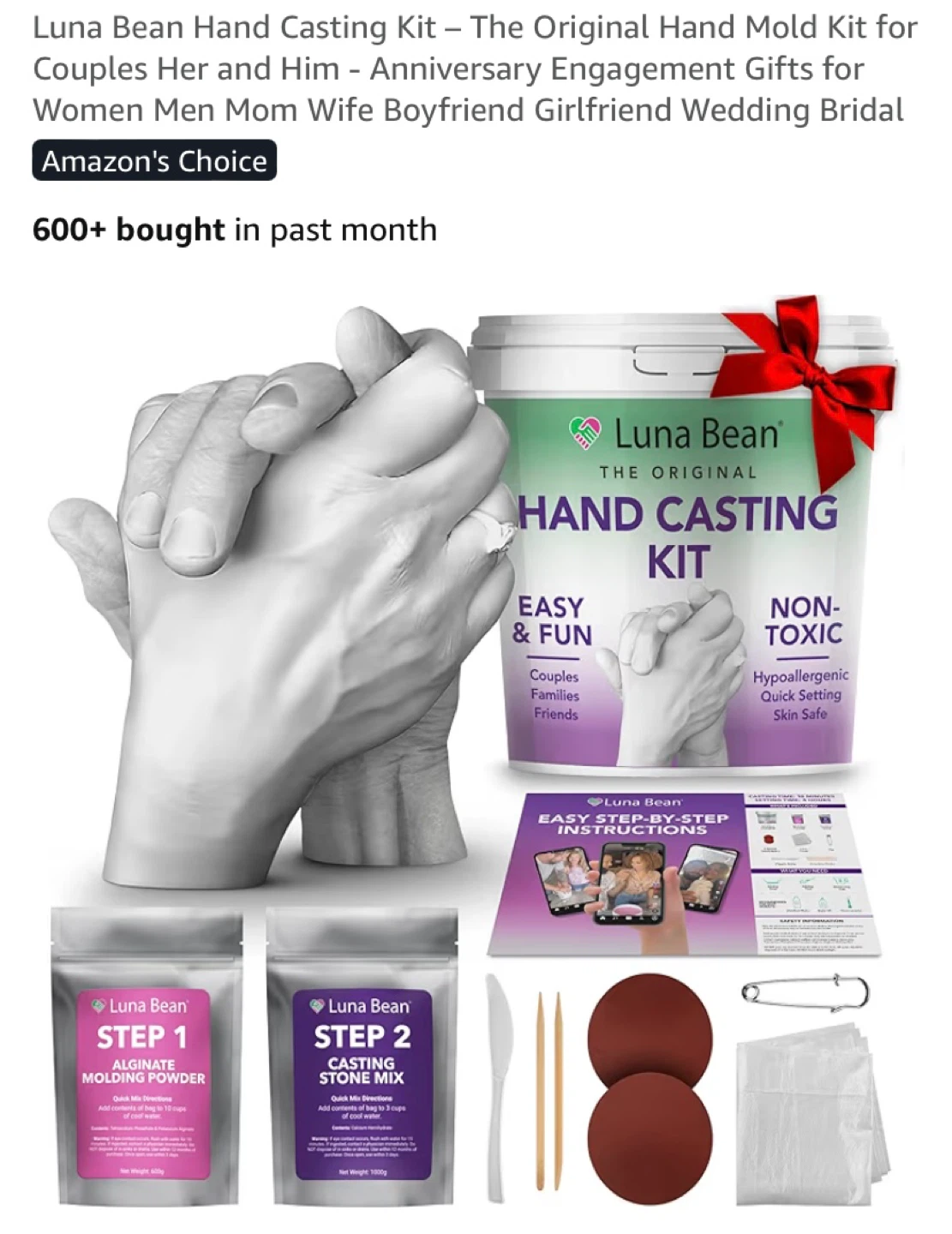 Brand New Luna Bean Hand Casting Kit