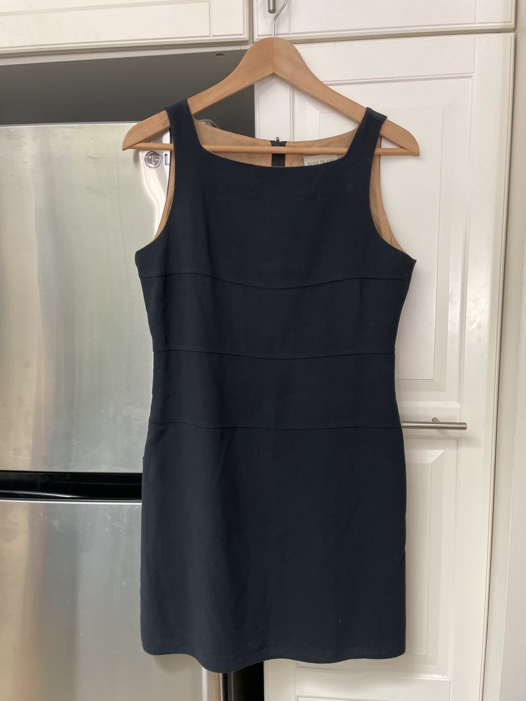 River Island Black Sleeveless Mini Dress