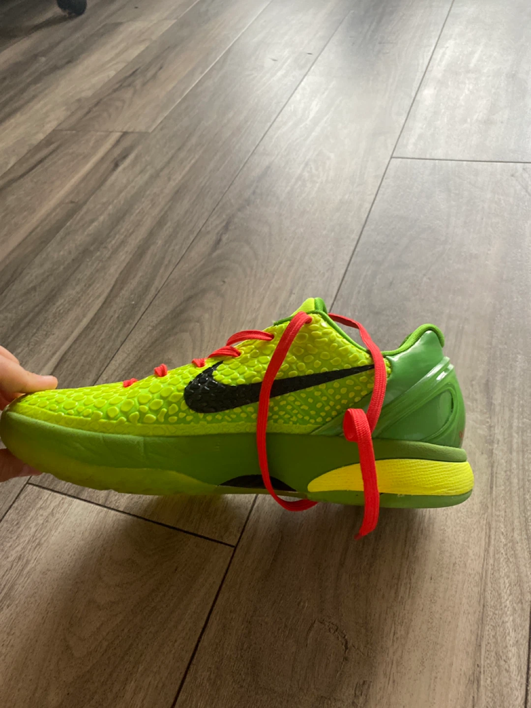 Nike Kobe 6 Protro "grinches" Basketball Shoes US 8.5 - photo 5