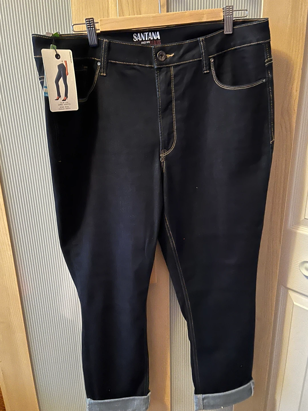 Santana High Rise Slim Leg Jeans, size 16, new with tags - photo 3