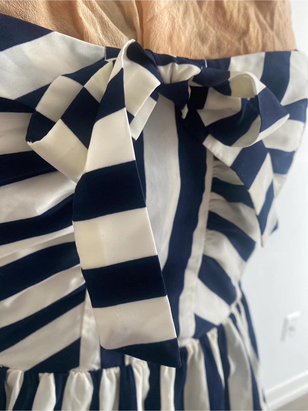 Vintage PinkyOtto navy and white stripe dress - photo 2