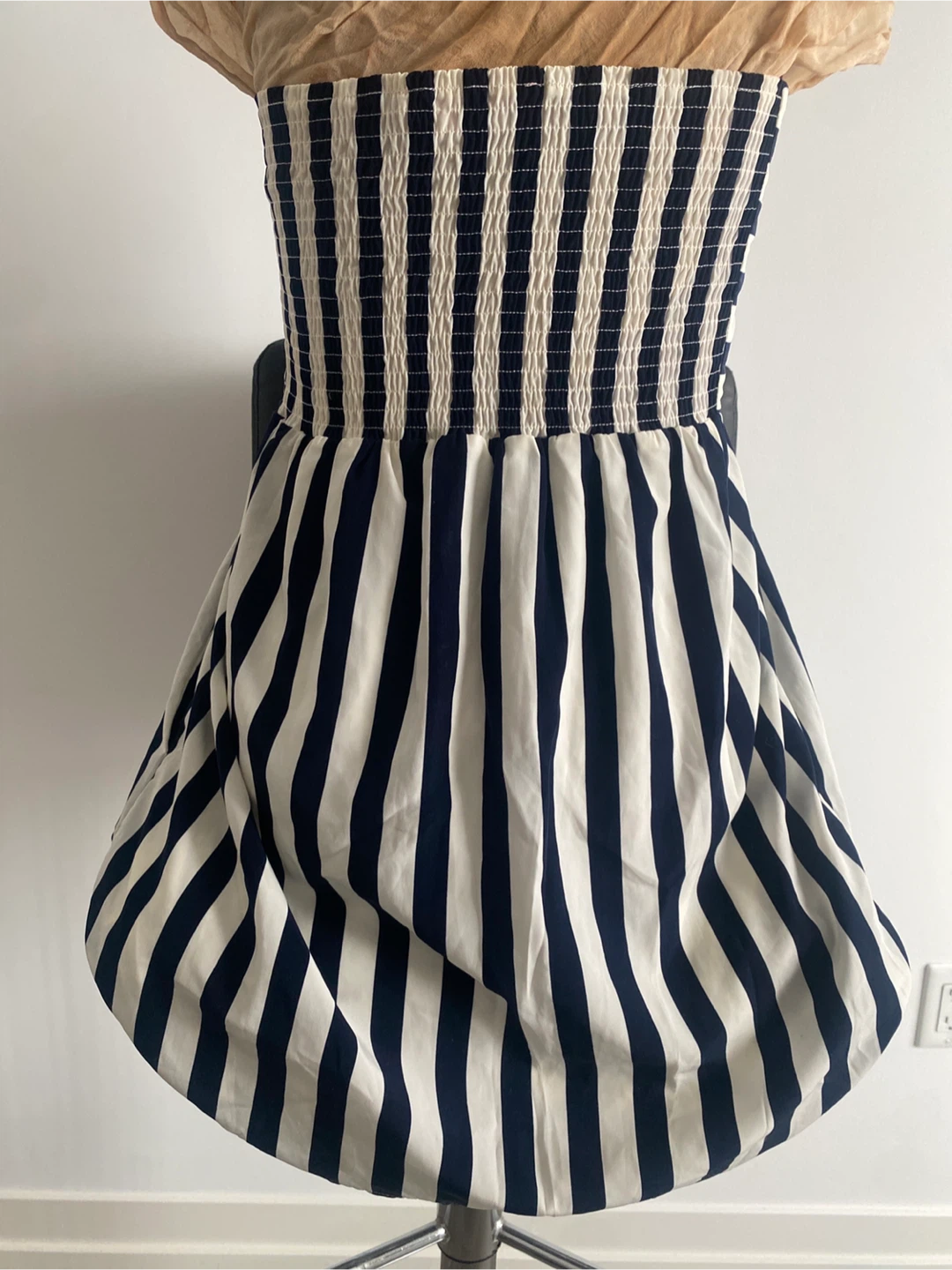 Vintage PinkyOtto navy and white stripe dress - photo 4