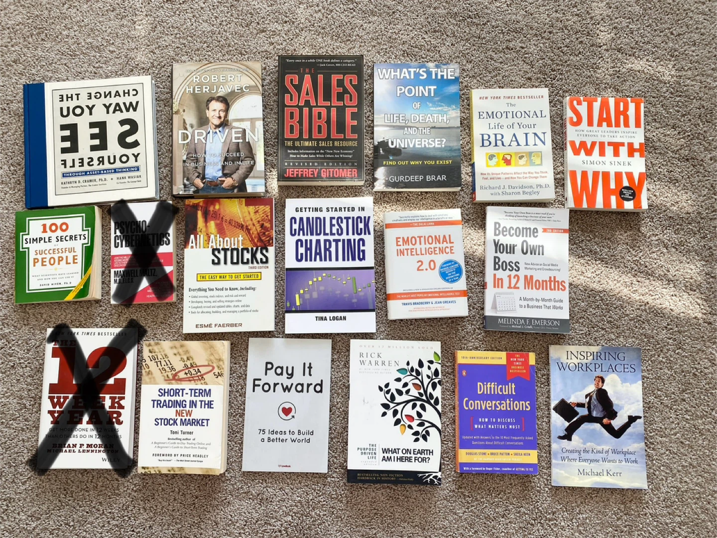 Finance/Business & Self-Help Books $7-$20 Each Prices Below 👇