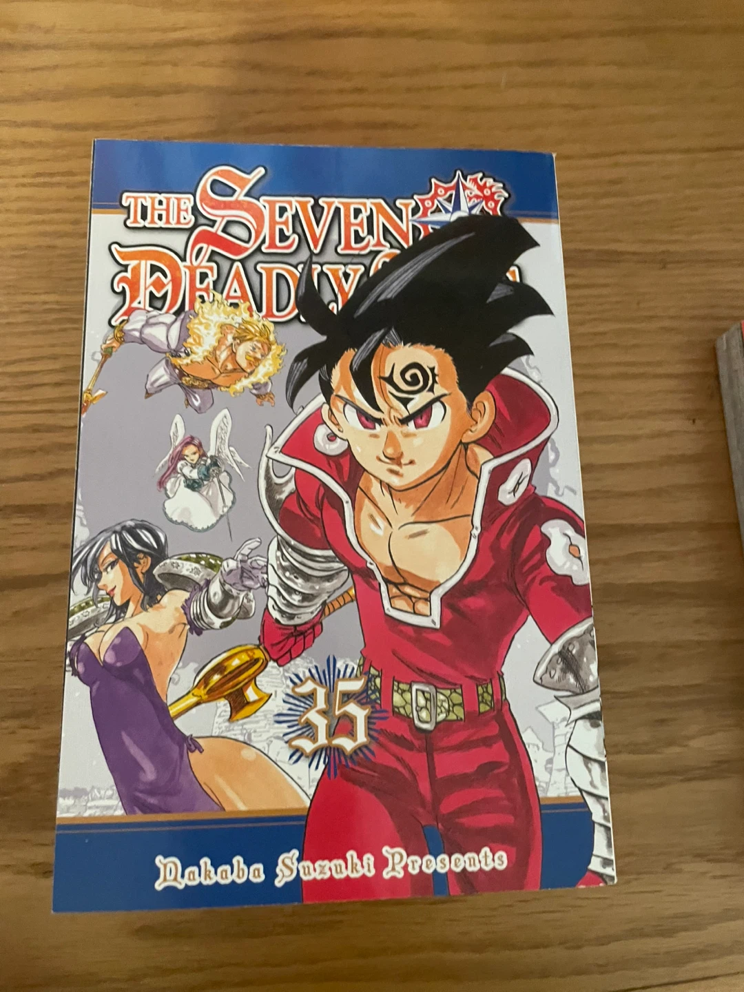 Volumes 35, 36, 37, 38 of The Seven Deadly Sins Manga