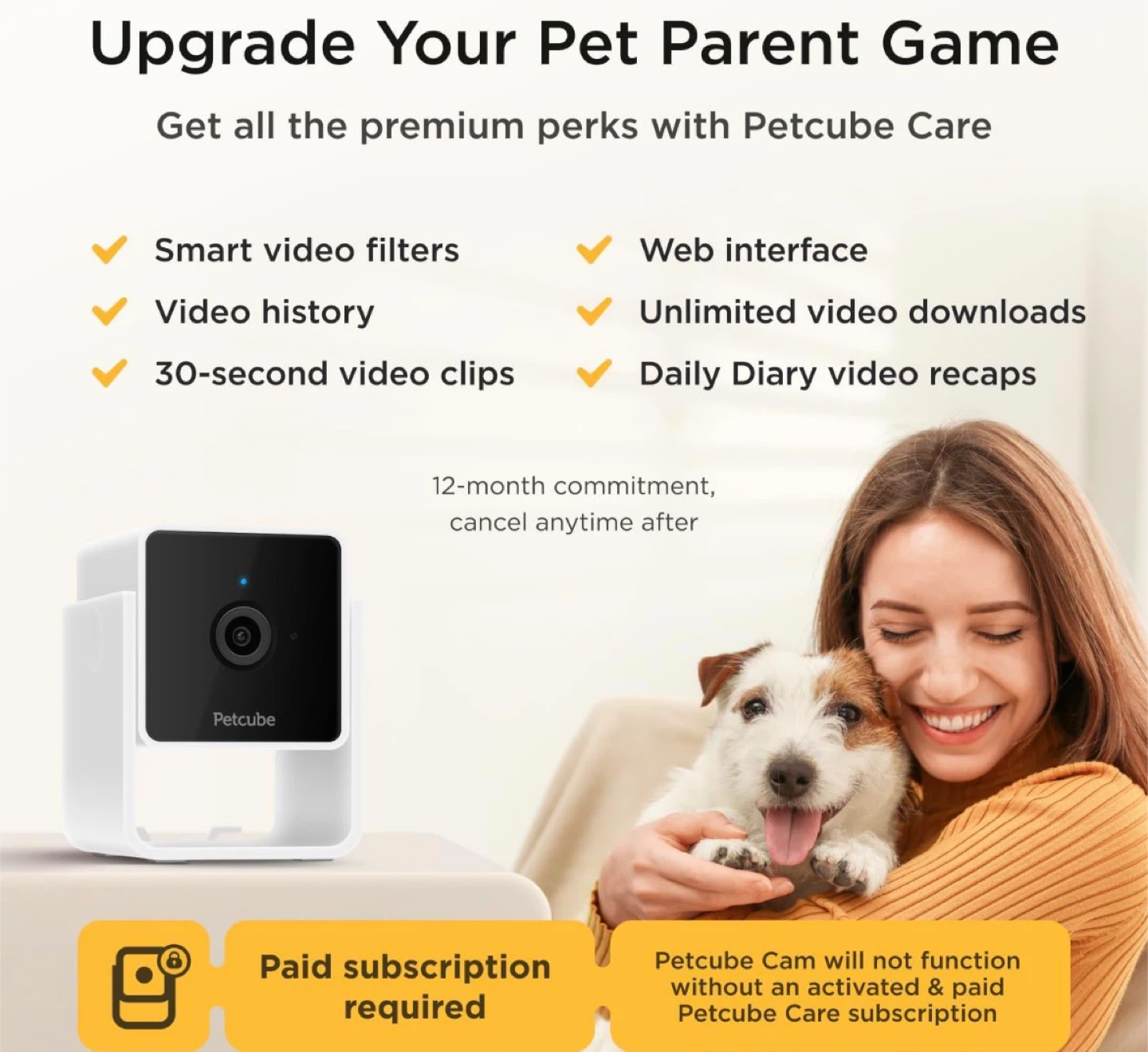 Petcube Pet Camera with 1080p HD Video & 2-Way Audio - photo 3