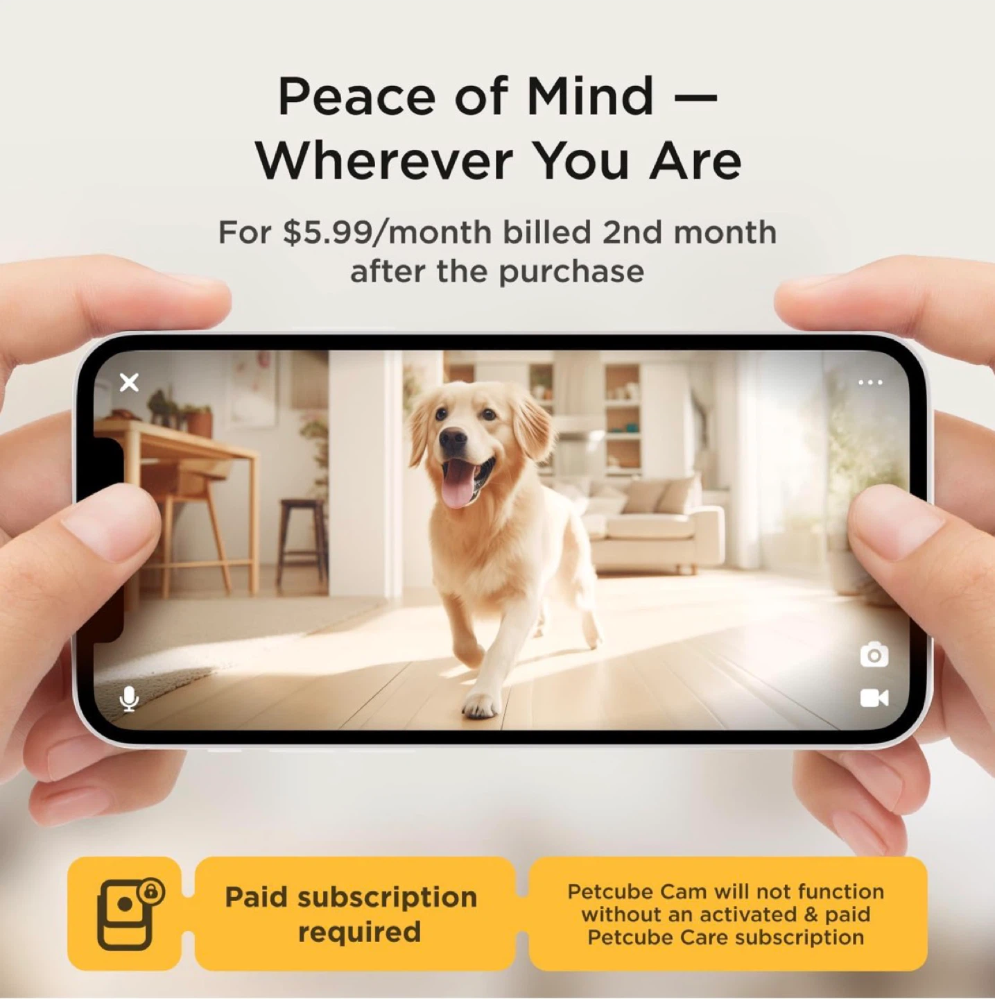Petcube Pet Camera with 1080p HD Video & 2-Way Audio - photo 2
