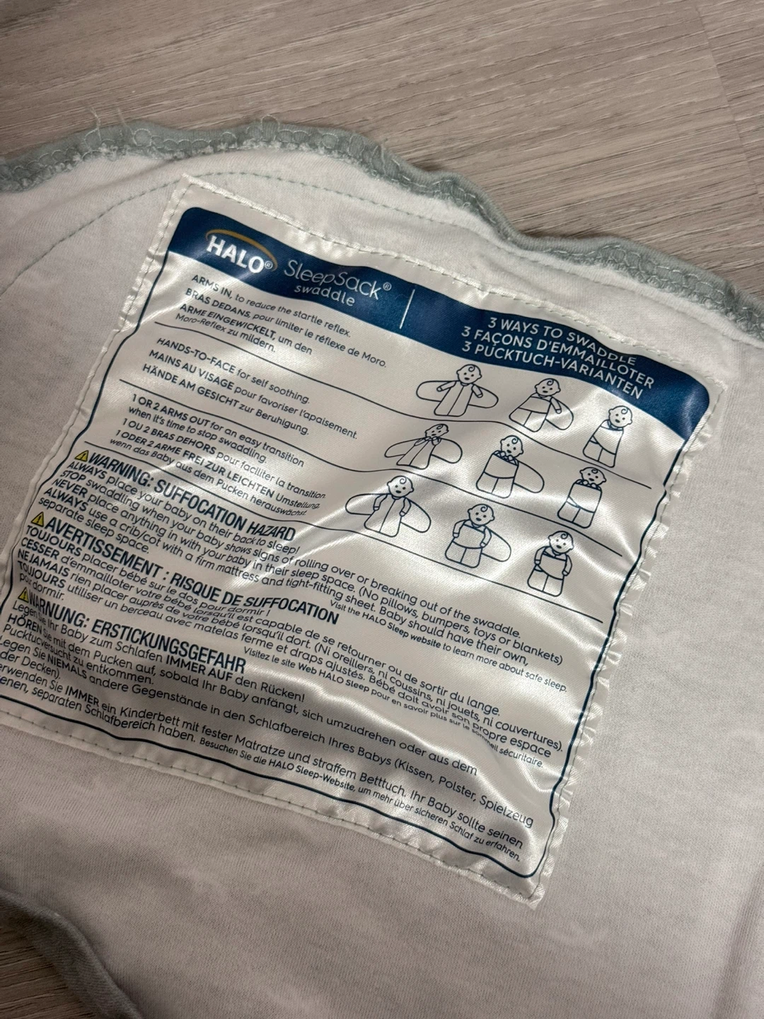 HALO Sleepsack Swaddle NB - Used - photo 3