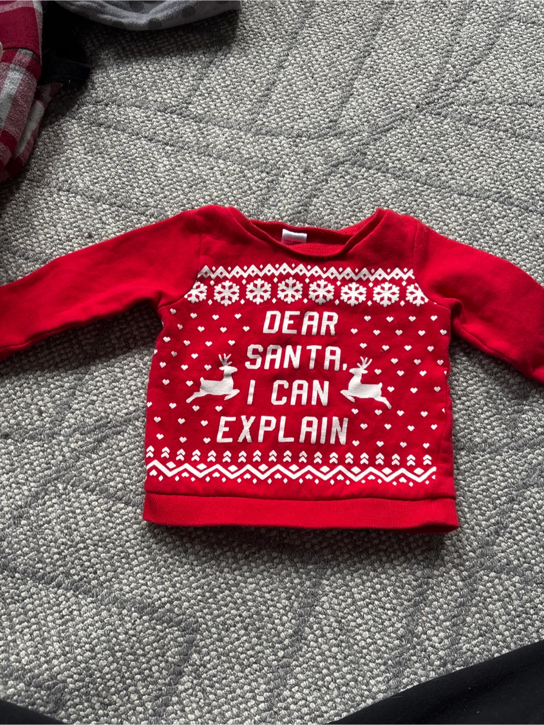Baby Caters Christmas Sweater 12M