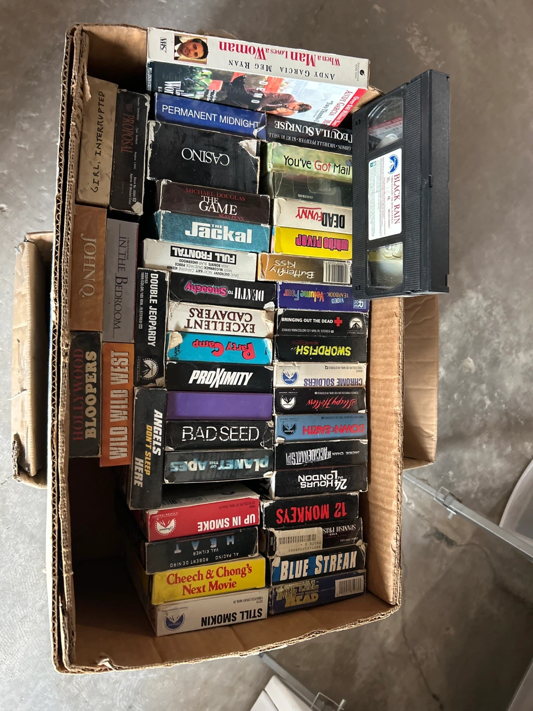 Collection of VHS Movies