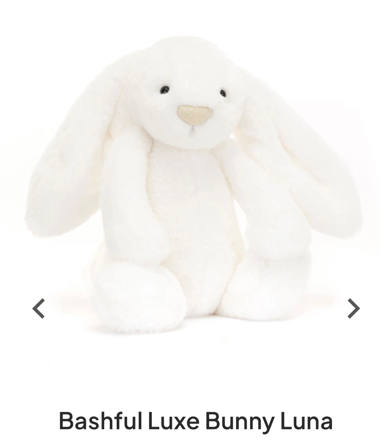 Jellycat Bashful Luxe Bunny Luna - Medium - photo 2