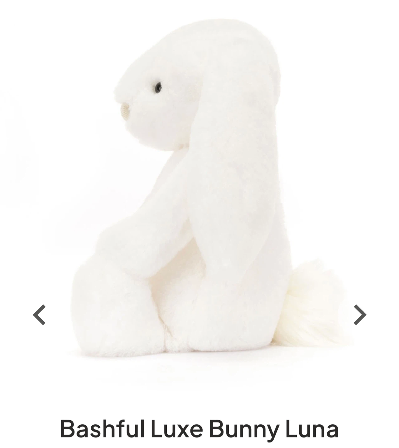 Jellycat Bashful Luxe Bunny Luna - Medium - photo 3