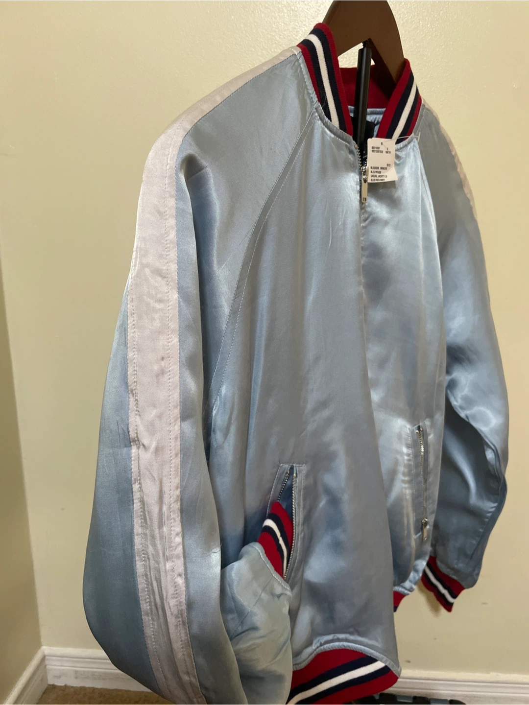 Forever 21 Blue Bomber Jacket - photo 4
