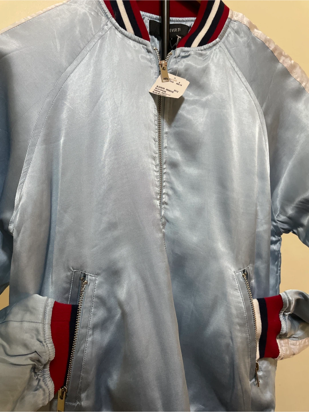 Forever 21 Blue Bomber Jacket - photo 2