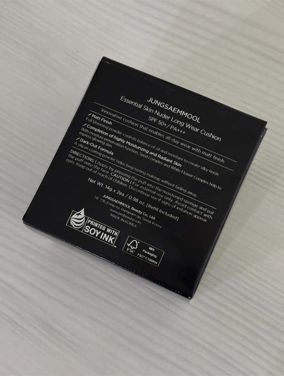 Jung Saem Mool Essential Skin Nuder Cushion SPF 50+ PA+++ - photo 3