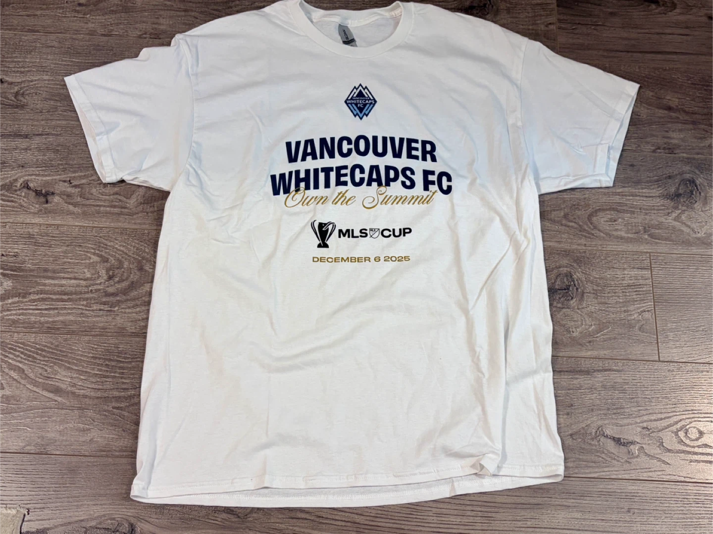 Vancouver Whitecaps MLS Cup Finals Dec 6 2025 Gildan T-Shirt XL