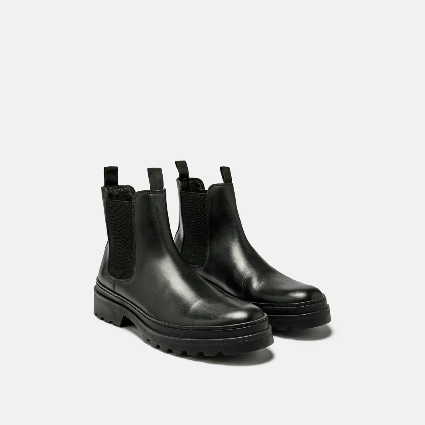 Minelli (Paris) Black Leather Chelsea Boots