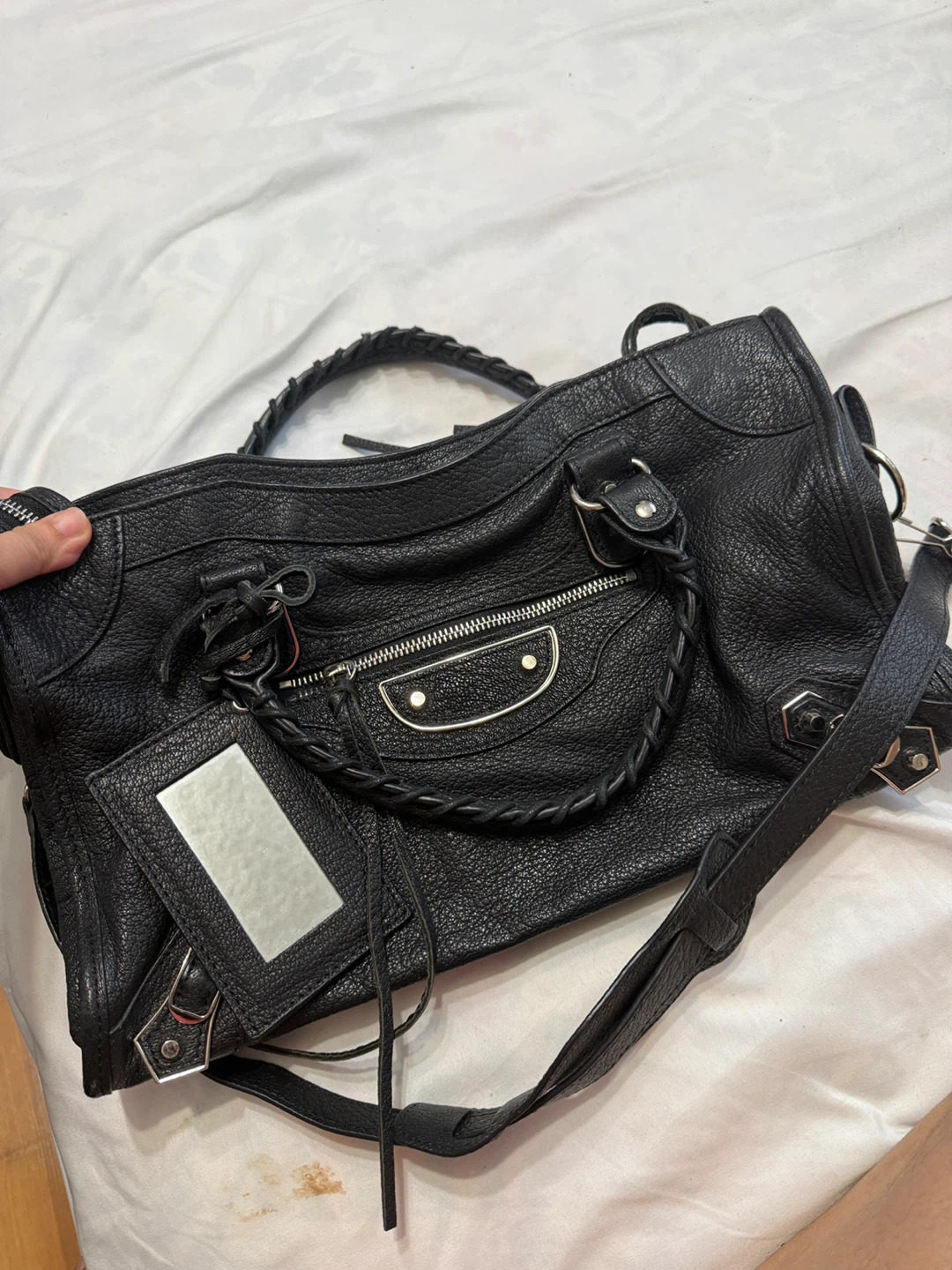 Balenciaga Black Leather City Bag - photo 3