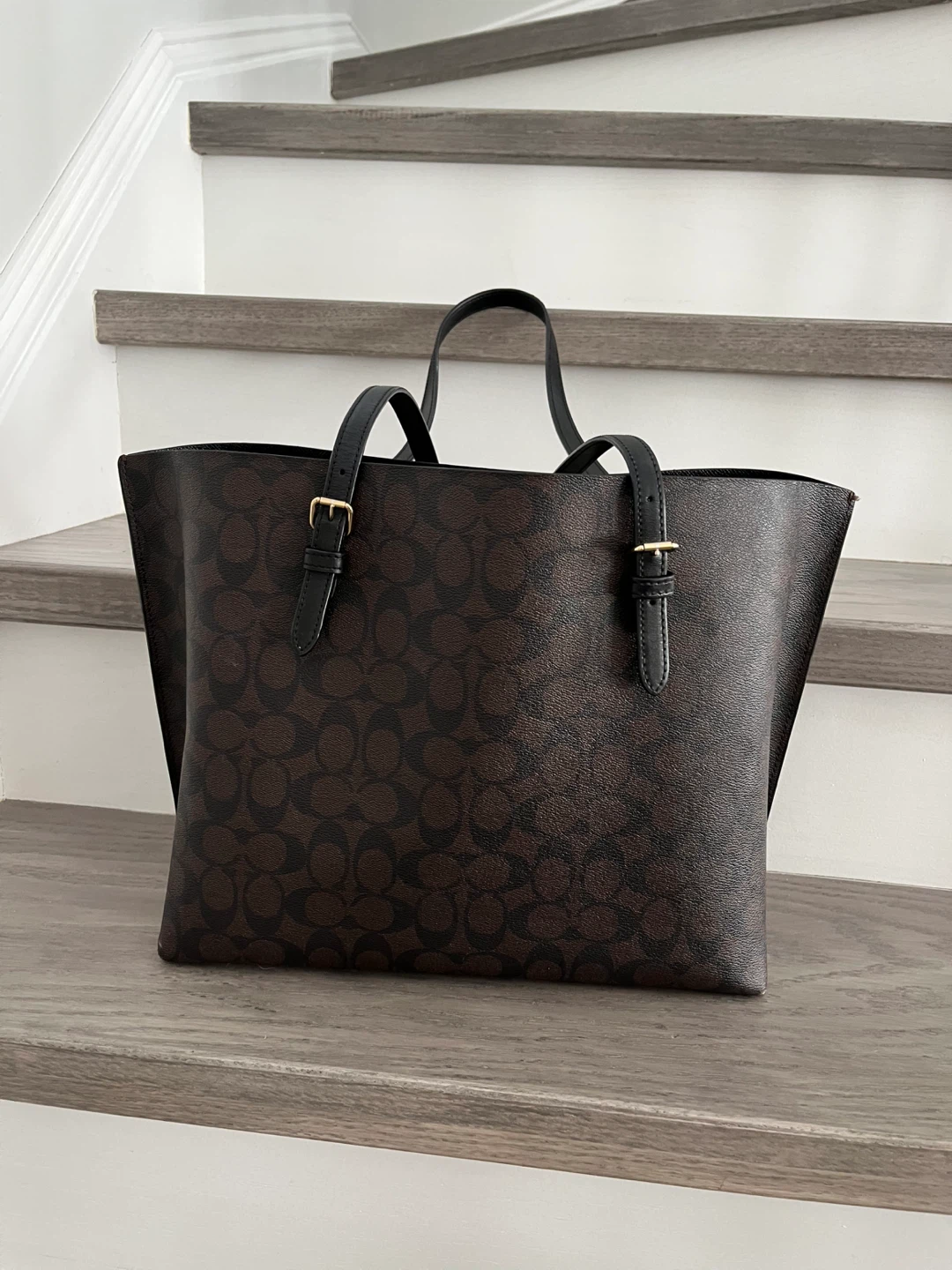 Coach Tote Bag - Brown Signature - photo 3