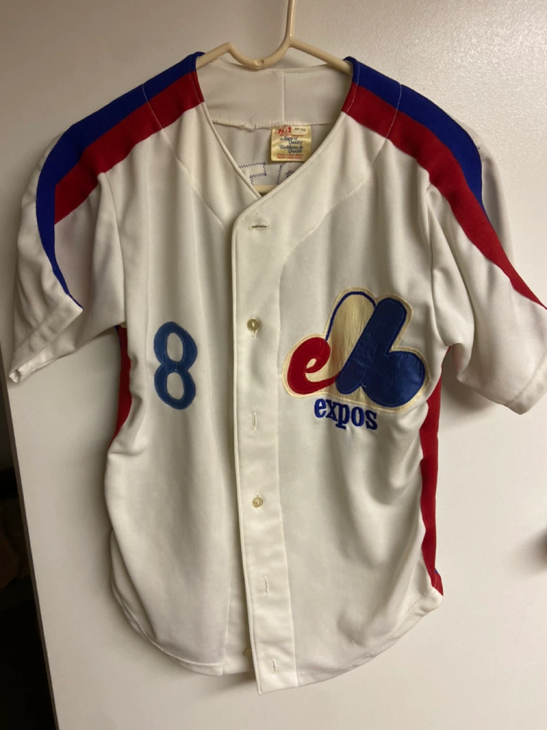 Montreal Expos "Carter 8" Baseball Jersey