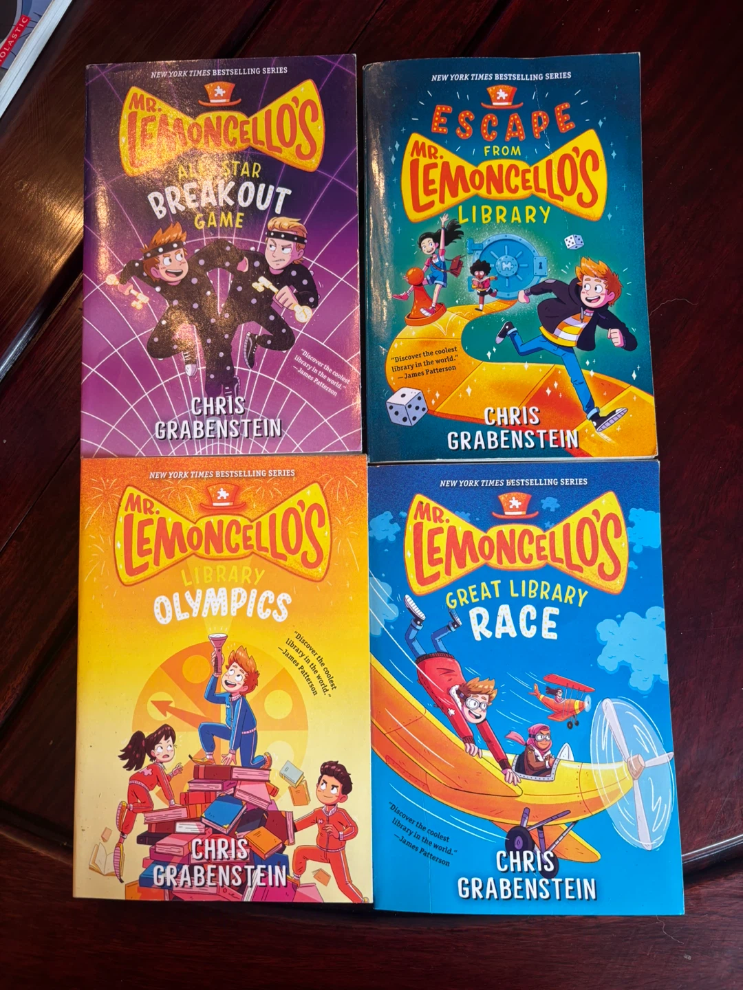 Mr. Lemoncello's Library Olympics Book by Chris Grabenstein